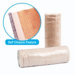 Elastic Bandage with Self Closure Strip, 10 Count 4 x 5 Yards