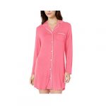 Essentials Womens Piped Nightshirt