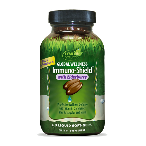 Global Wellness Immuno Shield with Elderberry 60ct
