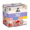 Quaker Instant Oatmeal, Fruit and Cream