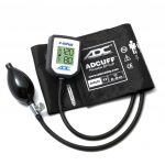 ADC 7002 E-sphyg Digital Pocket Aneroid Sphygmomanometer Blood Pressure Monitor, Reusable BP Cuff, Adult, Black